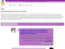 Tablet Screenshot of frauensexclub.com